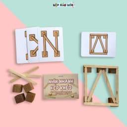 Thumbnail Đồ chơi giáo dục - Bộ trò chơi phát triển trí tuệ Nhìn Nhanh Xếp Khéo cho bé 3 - 10 tuổi Hộp Háo Hức 1