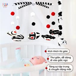 Thumbnail Đồ Chơi Treo Cũi Phát Nhạc Lalababy 36 Bài Hát Tự Động Quay Cao Cấp Cho Bé Chính Hãng 3
