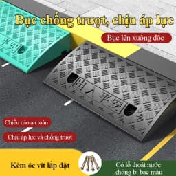 Thumbnail Dốc bục lên xuống xe hơi MYT chất liệu nhựa đệm cao su hình tam giác chịu lực siêu bền dành cho xe máy ô tô 1