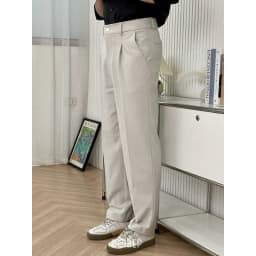Thumbnail DODEP Quần tây nam xếp li ống suông Relaxed Fit 1 li 2