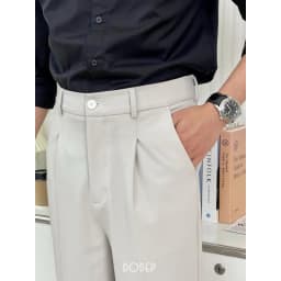 Thumbnail DODEP Quần tây nam xếp li ống suông Relaxed Fit 1 li 3