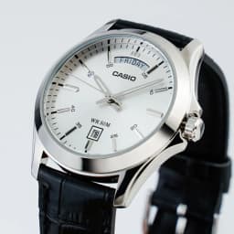 Thumbnail Đồng Hồ Casio Nam MTP-1370L-7AVDF Mặt Tròn Màu Trắng Dây Da Chính Hãng 3