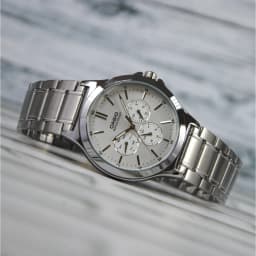 Thumbnail Đồng Hồ Casio Nam MTP-V300D-7AUDF Mặt Tròn Màu Trắng Dây Kim Loại Chính Hãng 1