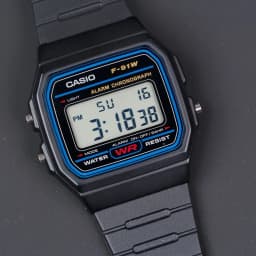 Thumbnail Đồng Hồ Casio Nam Dây Nhựa STANDARD F-91W-1 Chính Hãng 4