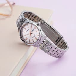 Thumbnail Đồng Hồ Casio Nữ LTP-1335D-4AVDF Mặt Hồng Dây Kim Loại Chính Hãng 3
