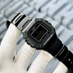 Thumbnail Đồng Hồ Nam Casio Dây Nhựa Trẻ Trung W-218H-1BVDF Chính Hãng 3