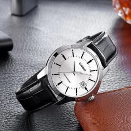 Thumbnail Đồng hồ nam dây da Casio MTP-V004L-7AUDF chính hãng 3