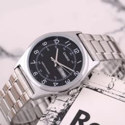 Thumbnail Đồng hồ nam dây kim loại chính hãng Casio MTP-V006D-1B2UDF 1