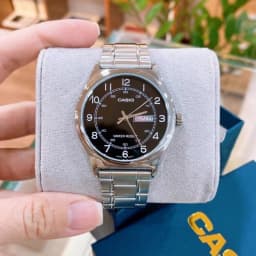 Thumbnail Đồng hồ nam dây kim loại chính hãng Casio MTP-V006D-1B2UDF 2