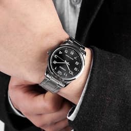 Thumbnail Đồng hồ nam dây kim loại chính hãng Casio MTP-V001D-1BUDF 1