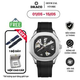 Thumbnail Đồng Hồ Nam - Thương Hiệu Việt DRACO D24-PT012 PHANTOM đồng hồ nam đẹp, cá tính 1
