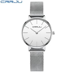 Thumbnail Đồng hồ quartz Crrju 2185X chất liệu thép không gỉ chống thấm nước 1