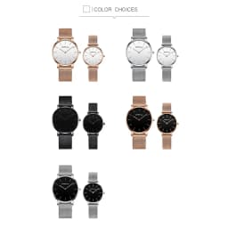 Thumbnail Đồng hồ quartz Crrju 2185X chất liệu thép không gỉ chống thấm nước 4