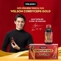Thumbnail Đông Trùng Hạ Thảo Hồng Sâm Tăng Đề Kháng Welson Cordyceps Gold 1 chai x 75ml 1