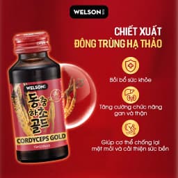 Thumbnail Đông Trùng Hạ Thảo Hồng Sâm Tăng Đề Kháng Welson Cordyceps Gold 1 chai x 75ml 3