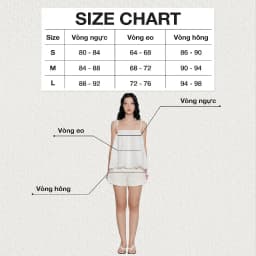 Thumbnail DOTTIE - Áo hai dây vải eyelet - Trắng - T1081 2