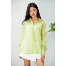 Thumbnail DOTTIE - Áo sơmi dáng rộng vải mềm - T0718 3