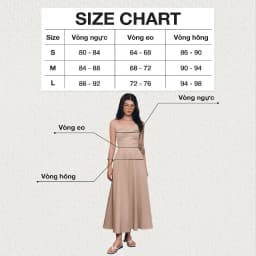 Thumbnail DOTTIE - Đầm midi xoắn ngực - Beige - D0701 2
