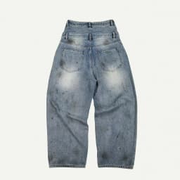 Thumbnail DOUBLE-WAISTED BAGGY JEANS / BLUEROCK 1