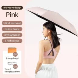 Thumbnail Dù Cao Cấp Tích Hợp Quạt JISULIFE Sun Life1 2500mAh Sử Dụng 4-8H - Vải Chống Tia Cực Tím | Bảo Hành Chính Hãng 12 Tháng 2