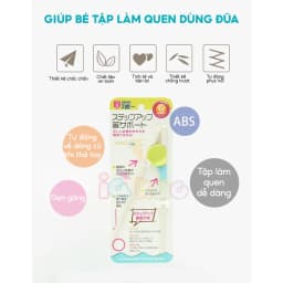 Thumbnail Đũa Tập Ăn Cho Bé IQ Kao Tập Cầm Đũa Chuẩn Nhật, Nhựa An Toàn, Chịu Nhiệt Tốt, Chống Trượt, Dành Cho Trẻ Từ 2 Tuổi 1
