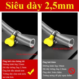 Thumbnail Dụng cụ bơm hút rượu xăng dầu chất lỏng bằng tay MYT Ống hỗ trợ bơm hút xăng dầu cầm tay dài 1M/2M tiện lợi 2