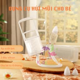 Thumbnail Dụng cụ hút mũi trẻ sơ sinh kéo tay Hello Nasal bản nâng cấp Deluxe Edittion kèm 2 đầu hút silicon 1