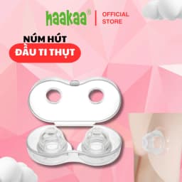 Thumbnail Dụng cụ kéo/hút đầu ti thụt cao cấp Haakaa, Chất liệu silicone cao cấp, Hộp 2 chiếc 1
