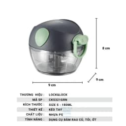 Thumbnail Dụng cụ tỏi ớt Locknlock CKS321,hàng chính hãng 2
