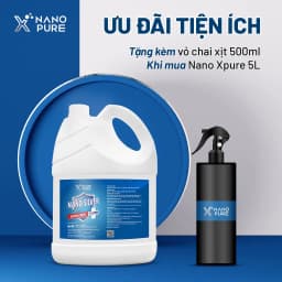 Thumbnail Dung dịch nano bạc Nano Xpure - khử mùi kháng khuẩn, vệ sinh làm sạch 5L 3