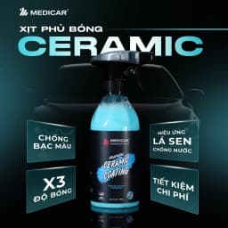 Thumbnail Dung dịch phủ bóng Ceramic Medicar – Bóng đẹp như mới, chống tia UV vượt trội 1