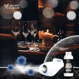 Thumbnail Dung dịch phun khói, tạo khói nano bạc Nano Xclean For Horeca - khử khuẩn khử mùi ô tô, nhà hàng, karaoke 1L 2
