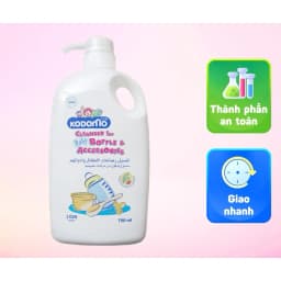 Thumbnail Dung dịch rửa bình sữa - làm sạch đồ dùng Kodomo, chai 750ml 2
