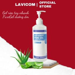 Thumbnail Dung Dịch Rửa Tay Khô ALFASEPT Pure Gel Phù Hợp Với Da Nhạy Cảm, Giúp Diệt Khuẩn, Tăng Cường Dưỡng Ẩm Lọ 500ml 1