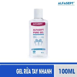 Thumbnail Dung Dịch Rửa Tay Khô ALFASEPT Pure Gel Phù Hợp Cho Da Nhạy Cảm, Giúp Diệt Khuẩn, Tăng Cường Dưỡng Ẩm Lọ 100ml 2