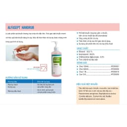 Thumbnail Dung dịch rửa tay sát khuẩn Alfasept Handrub 500ml 3