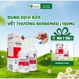 Thumbnail Dung dịch sát khuẩn vết thương nano bạc Berbemed 150ml - Xịt kháng khuẩn, sát trùng vết thương 1