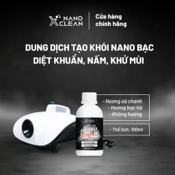 Thumbnail Dung dịch tạo khói, phun khói Nano Xclean For Horeca - Diệt Khuẩn Khử Mùi nhà hàng, karaoke 100ML 4