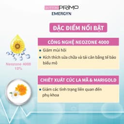 Thumbnail Dung Dịch Vệ Sinh Cho Người Bị Viêm Nhiễm Phụ Khoa DottorPrimo Emergyn (Chai 100ml) 1