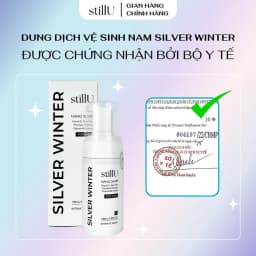 Thumbnail Dung Dịch Vệ Sinh Nam Giới Tạo Bọt stillU Silver Winter 100ml Mùi Nước Hoa Mát Mẻ Khử Mùi Sạch Khuẩn 2