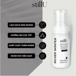 Thumbnail Dung Dịch Vệ Sinh Nam Giới Tạo Bọt stillU Silver Winter 100ml Mùi Nước Hoa Mát Mẻ Khử Mùi Sạch Khuẩn 3
