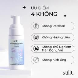 Thumbnail Dung Dịch Vệ Sinh Nam Giới Tạo Bọt stillU Sensitive Men 100ml Dịu Nhẹ Khử Mùi Ngừa Viêm Ngứa 2