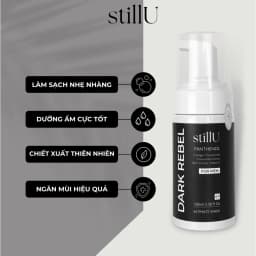 Thumbnail Dung Dịch Vệ Sinh Nam Giới Tạo Bọt stillU Dark Rebel 100ml Mùi Nước Hoa Nam Tính Khử Mùi Sạch Khuẩn 3