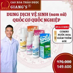 Thumbnail Dung Dịch Vệ Sinh Nam Nữ - GIANG'S HERBAL CHARME - Chai 100ML - Hương thơm tự nhiên, cân bằng độ pH 1