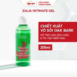 Thumbnail Dung dịch vệ sinh phụ nữ Intimate ZIAJA Vỏ sồi giúp cân bằng độ pH, dưỡng ẩm sâu, làm dịu nhẹ, se khít 200ml 2