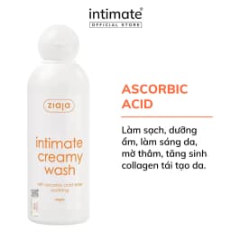 Thumbnail Dung Dịch Vệ Sinh Phụ Nữ Intimate With Ascorbic Acid ZIAJA Giảm Mùi Hôi, Hỗ Trợ Làm Sáng 200ml 1