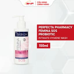 Thumbnail Dung dịch vệ sinh phụ nữ Perfecta Pharmacy Femina SOS Probiotic Intimate Hygiene Wash làm giảm kích ứng, mẩn đỏ 150ml 1