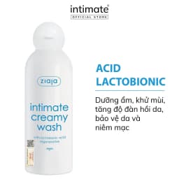 Thumbnail Dung Dịch Vệ Sinh Phụ Nữ Intimate With Lactobionic Acid ZIAJA Giúp Khử Mùi, Tăng Đàn Hồi Cho Da 200ml 1