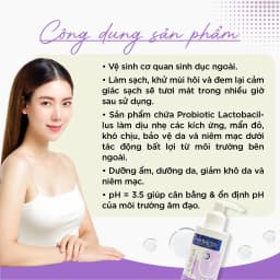 Thumbnail Dung dịch vệ sinh phụ nữ Perfecta Pharmacy Femina Balance Probiotic Intimate Hygiene Wash 150ml 4