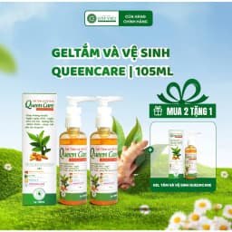 Thumbnail Dung dịch vệ sinh phụ nữ gel nano nghệ tươi Queen Care dung tích 105ml - Giảm nấm ngứa, mùi hôi 1